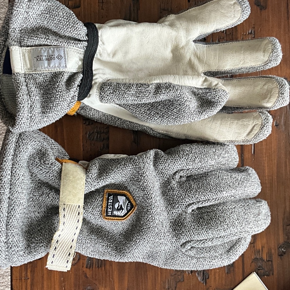 Hestra Two-Tone Gloves, Gortex and Insulated.  Mens 11 (L/XL).  Great shape.